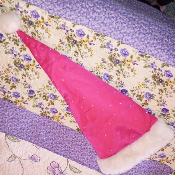 Vintage Y2K Victoria Secret VS Santa Hat Bling